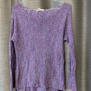 Purple high low BCBGeneration sweater